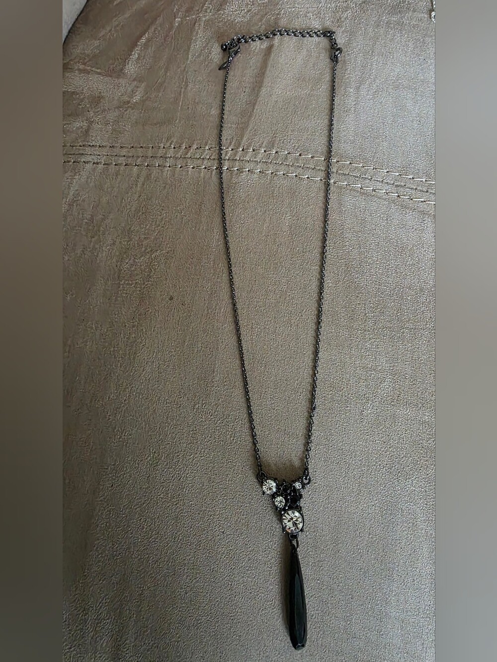 Necklace W Black Chain